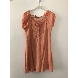 Peach Nasty Gal Mini Dress